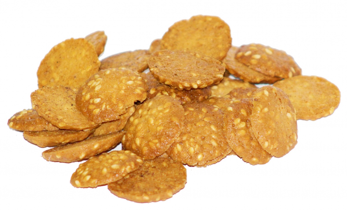 Печенье бисквитное «КУНЖУТНОЕ» ГОСТ 0,5кг "Солнышко" ООО