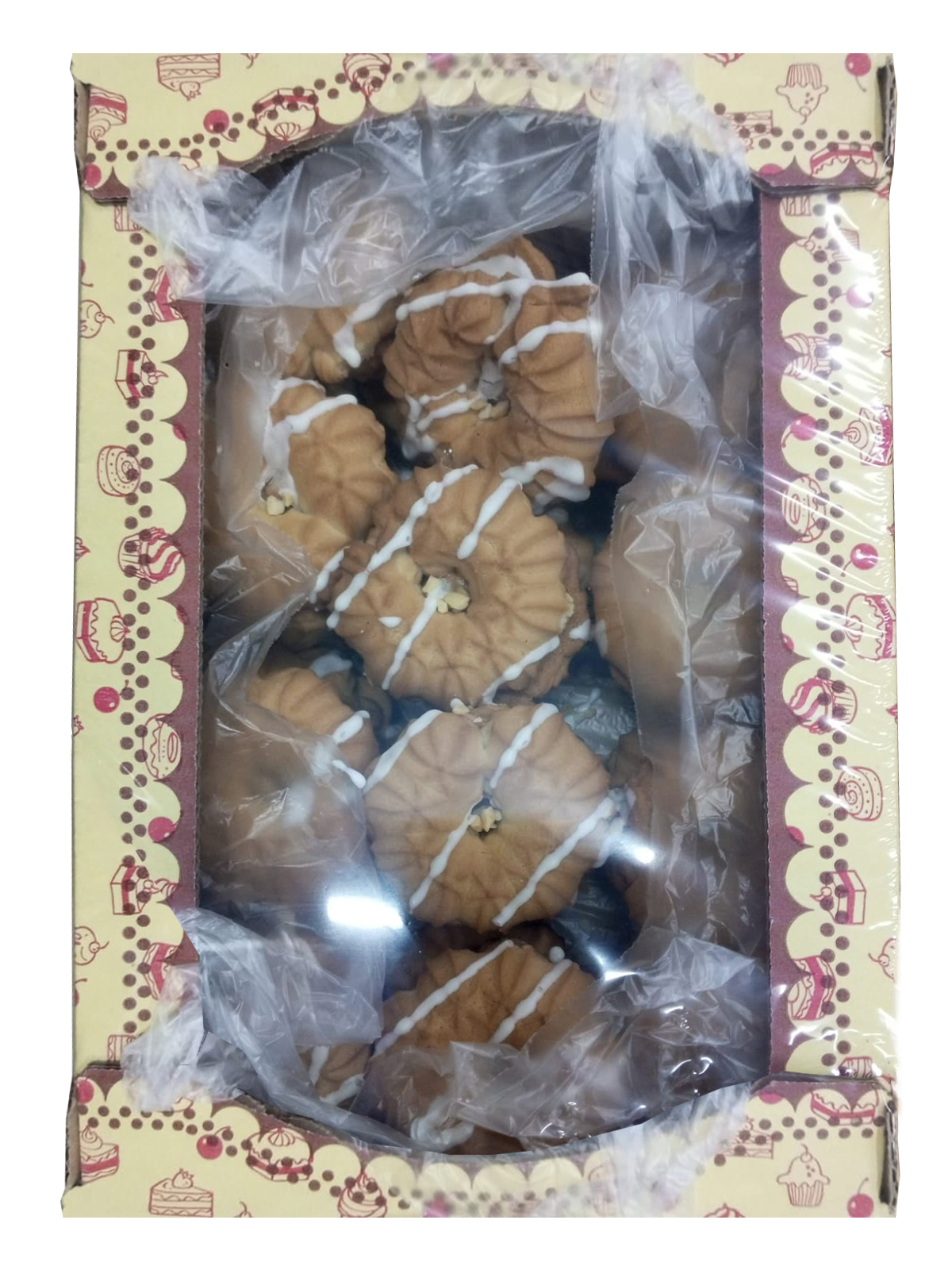 Печенье "Карамельное с орехом в глазури" 1 кг