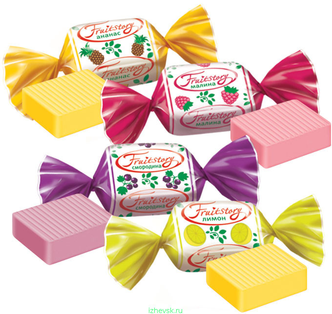 Конфеты жевательные ФрутСтори 1 кг, ассорти