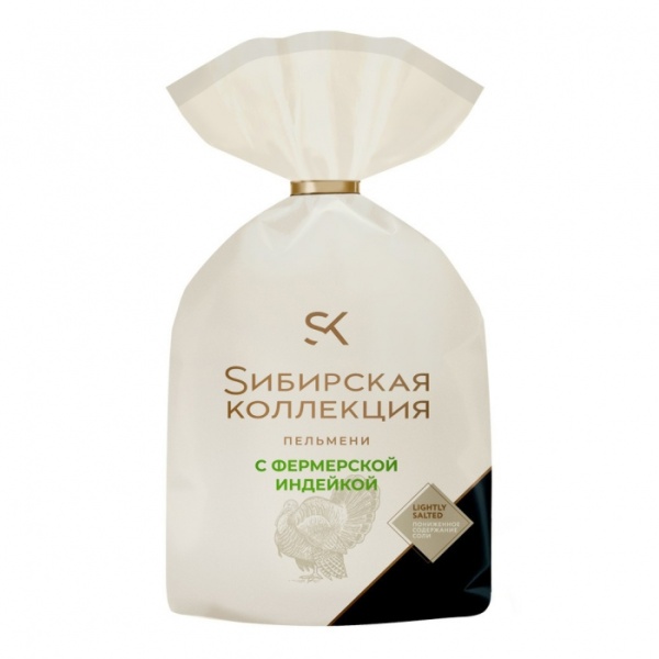 Пельмени с Фермерской индейкой 0,7кг "Сибирская коллекция"