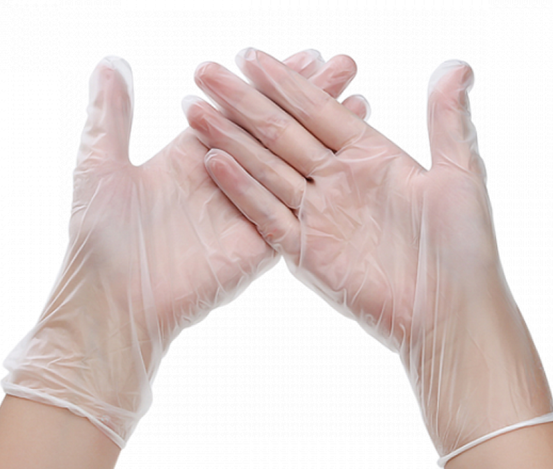 Перчатки виниловые неопудренные уп.100 шт.(р р L,M,S,XL) КонтинентПак