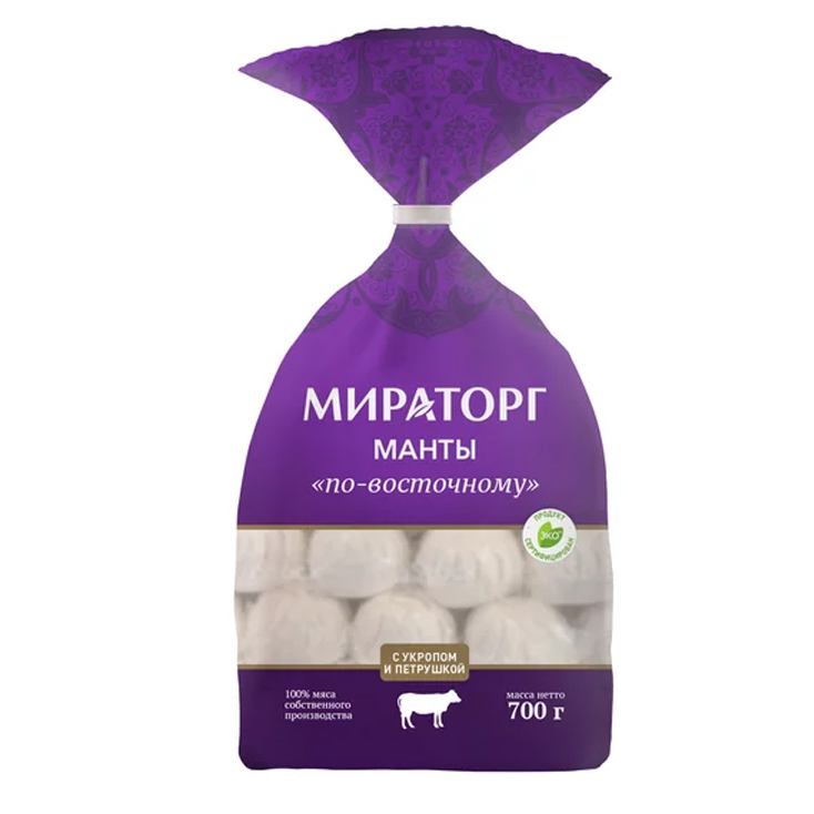 Манты МИРАТОРГ По восточному 700г