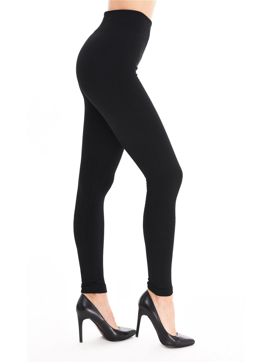 Женские леггинсы с термоэффектом 85% бамбук,10% полиамид, 5% эластан р.2 5