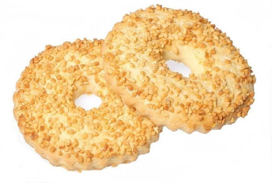 Печенье песочное Кольцо с арахисом 1кг