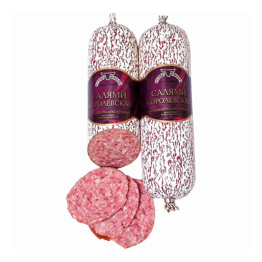 Колбаса с/к полусухая "Салями Королевская", вес