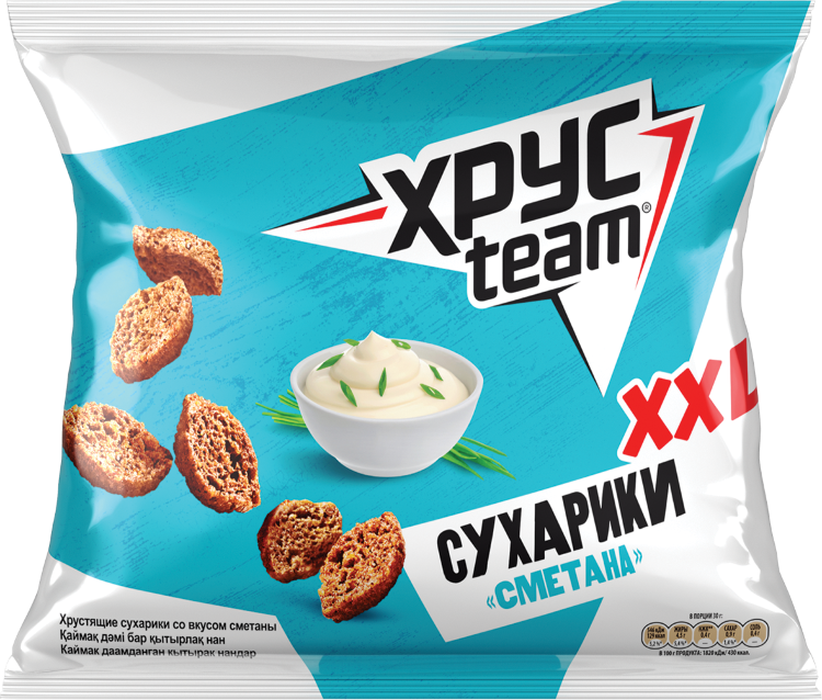 Сухарики Хрустим, 130гр.   