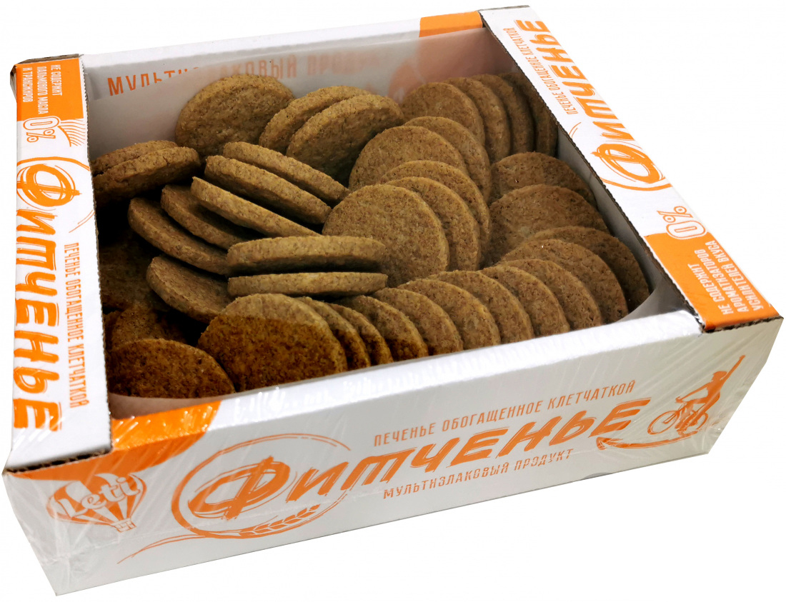 Печенье "Фитченье" мультизлаковое, с отрубями 500 гр