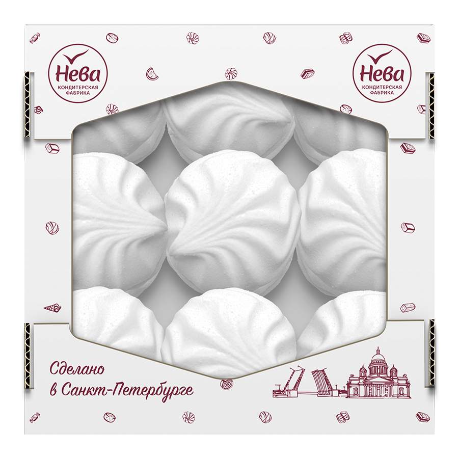 Зефир НЕВА с ароматом ванили 470 гр