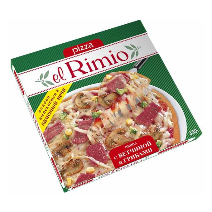 Пицца "Римио" с ветчиной и грибами 350 г