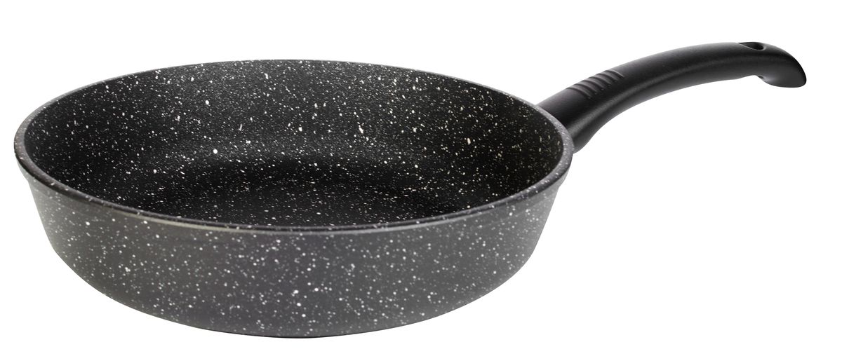 Сковорода литая каменная с антипригарным покрытием Д 26см, высота борта 7 см