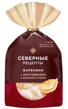 Вареники Сибирская коллекция с картофелем и жареным лучком 700 г