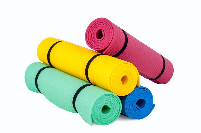 Коврик для фитнес тренировок и отдыха из ППЭ в рулоне 180 х 60 х 0,5 см