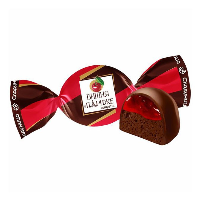 Конфеты глазированные Вишня в Париже, 500 г Сладуница и К ООО(производитель)