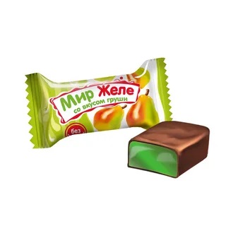 Конфеты "Мир Желе" в глазури 1кг