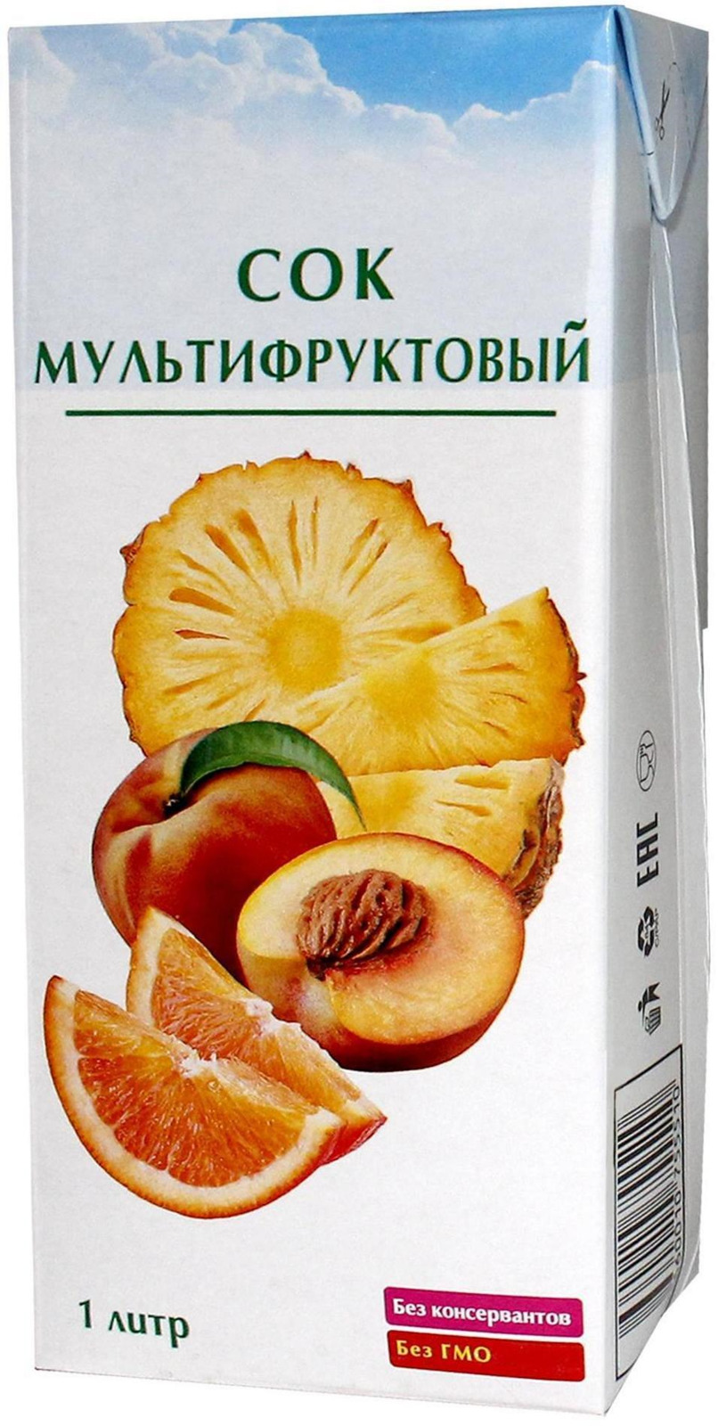 Сок восстановленный не осветленный 1 литр ГОСТ 32103 2013
