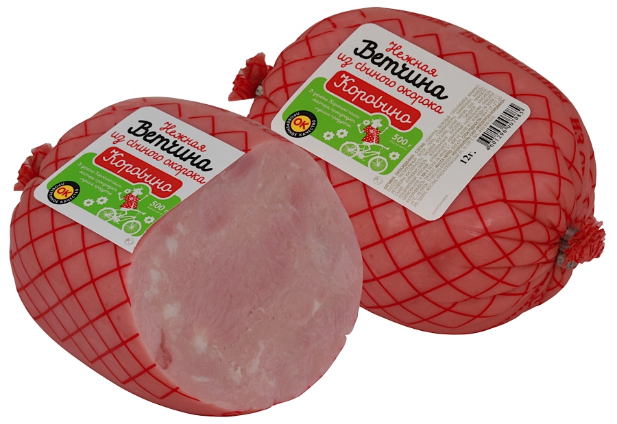Ветчина Нежная п/о, вес КОРОВИНО 