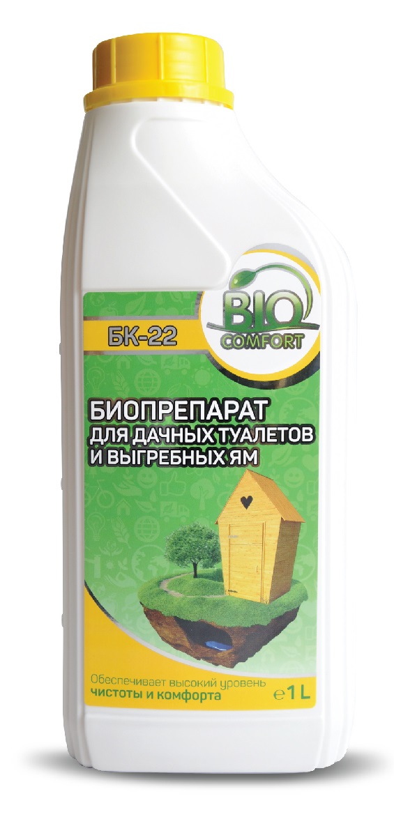 Средство биоактиватор для дачных туалетов, септиков и выгреб.ям концентрат 1л