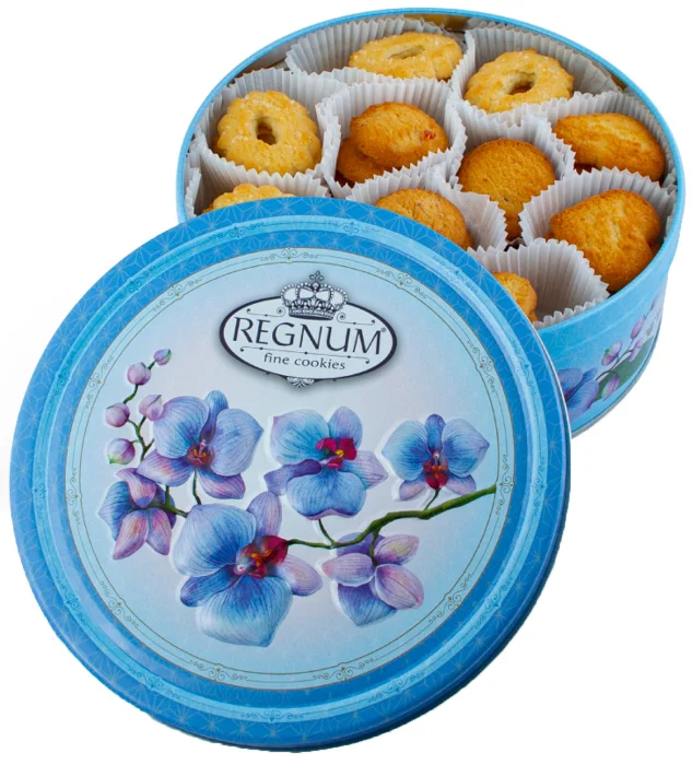 REGNUM печенье сдобное со сливочным маслом/кокосовой стружкой 400г