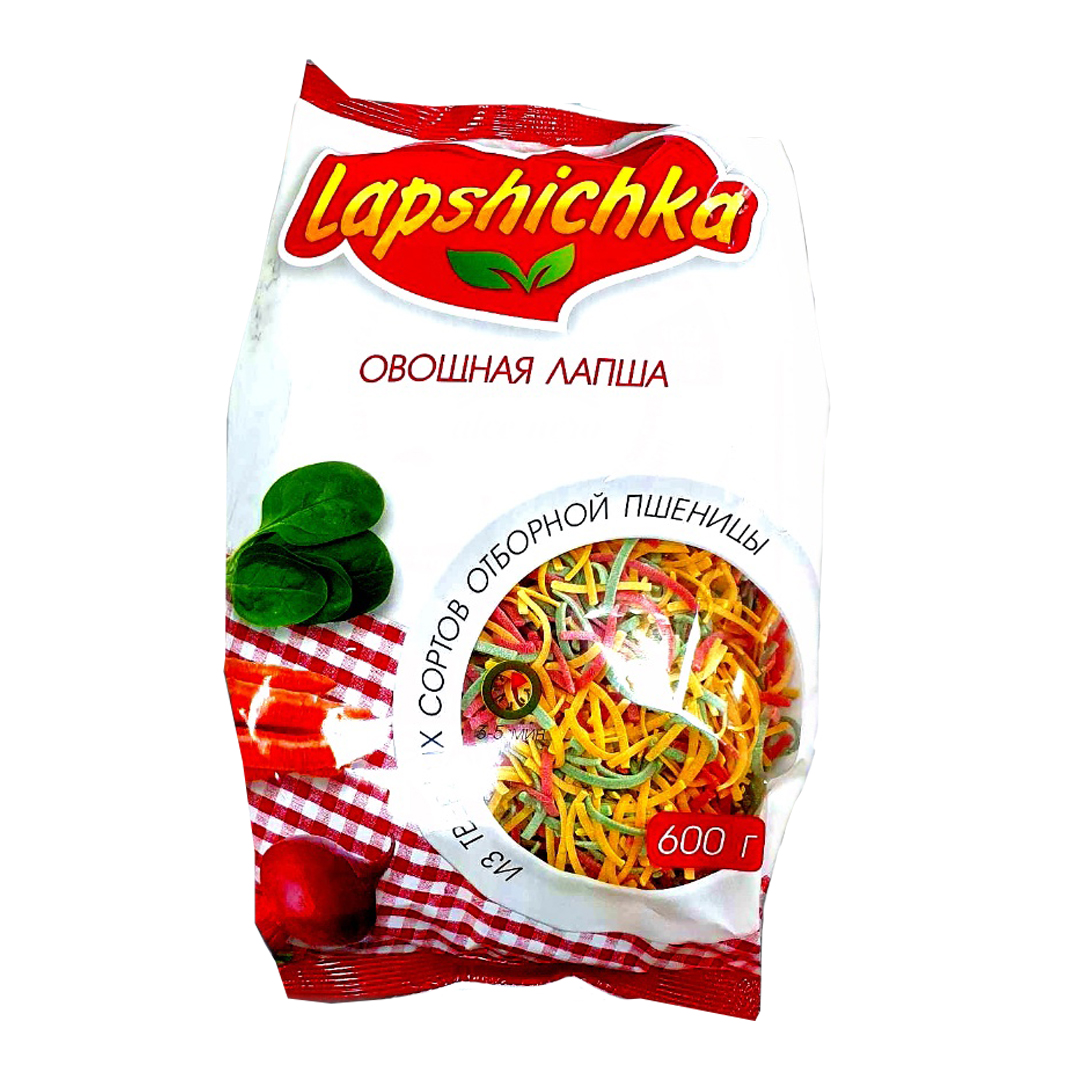 Лапша "Овощная" ТМ Lapshichka 600г ООО ВИТО