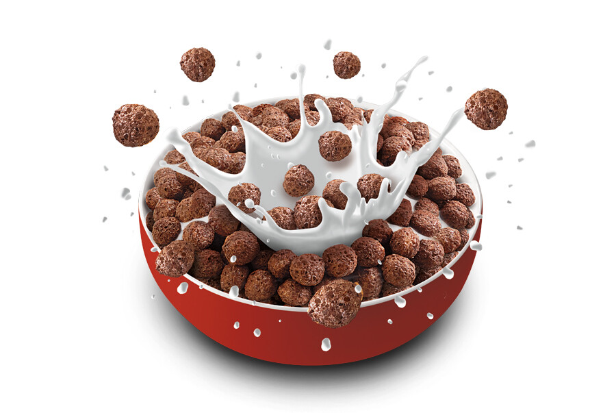 Сухие завтраки Шарики шоколадные глазированные 500г Сибур