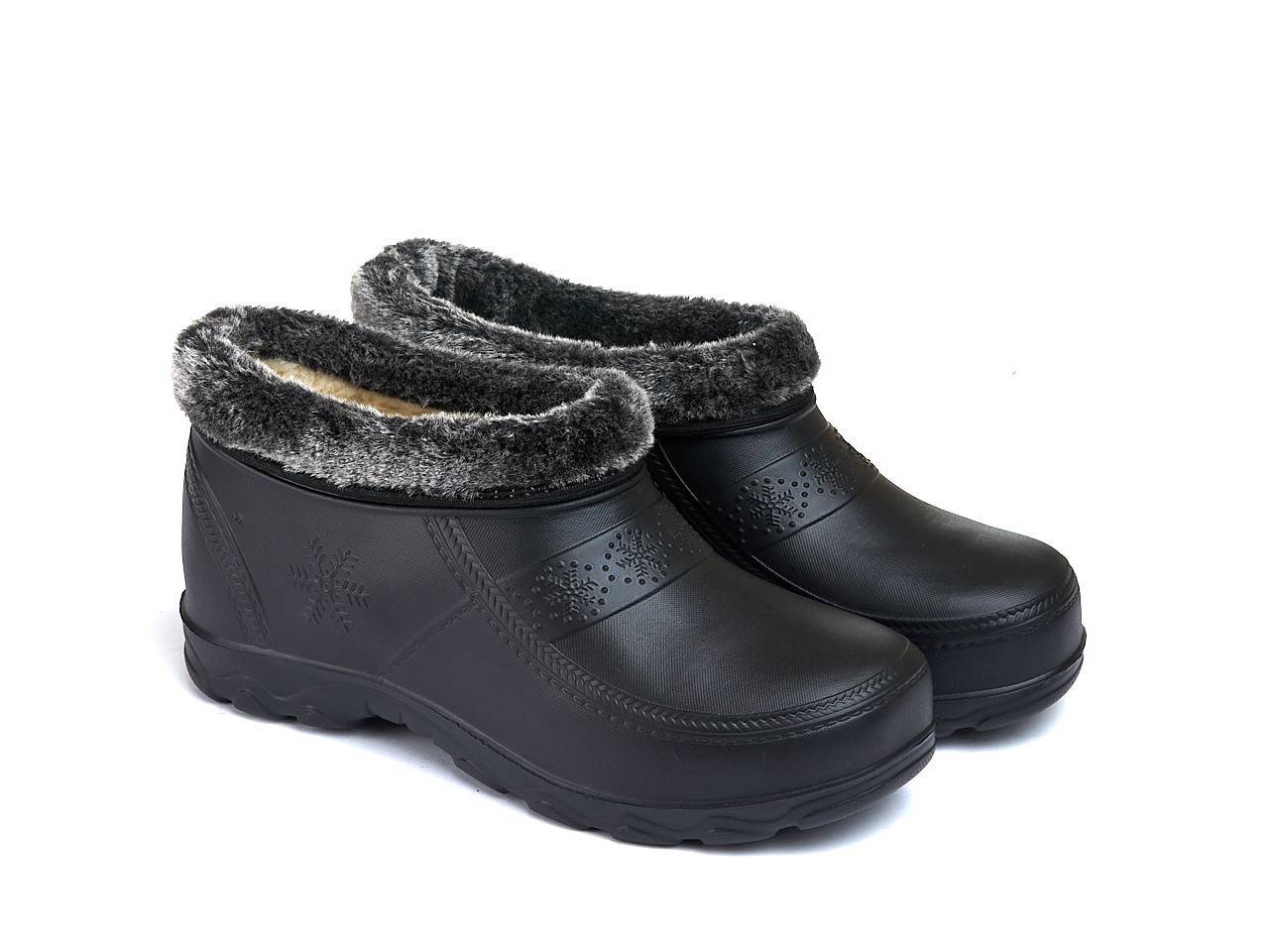 Галоши меховые из ЭВА верх: мех иск мутон, подклад: иск мех, стелька: термолин р.36 42