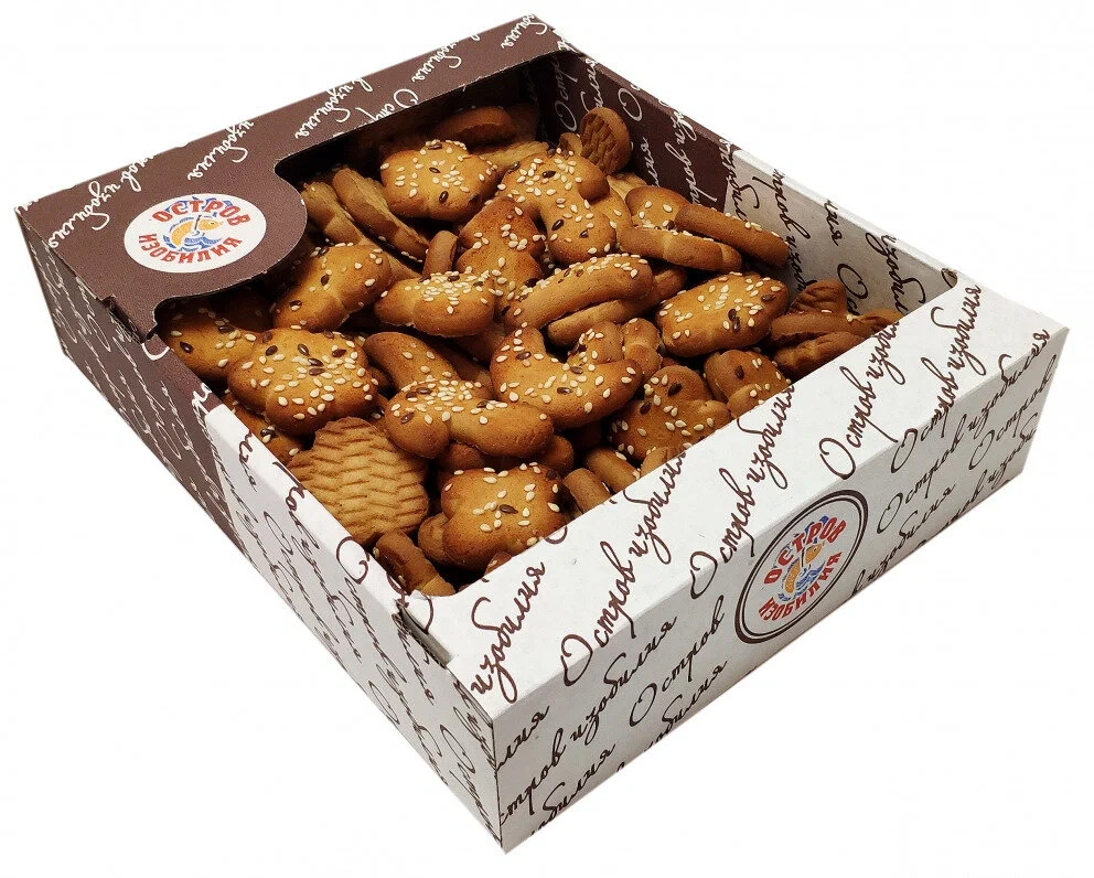 Печенье сахарное Остров Изобилия 500 гр