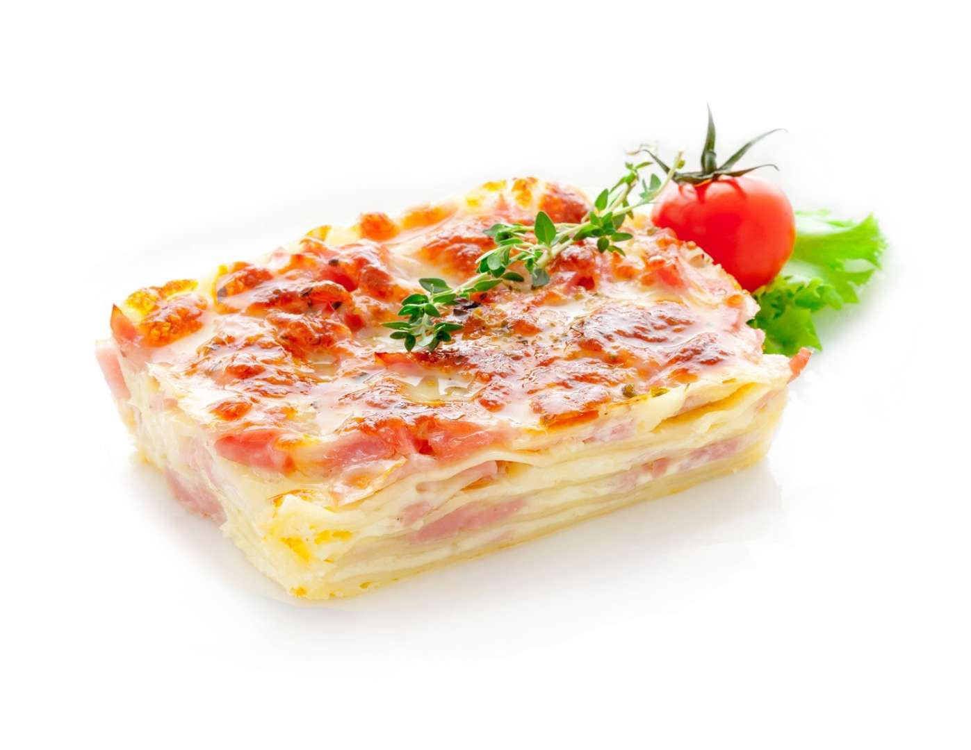 Лазанья с ветчиной зам 350гр