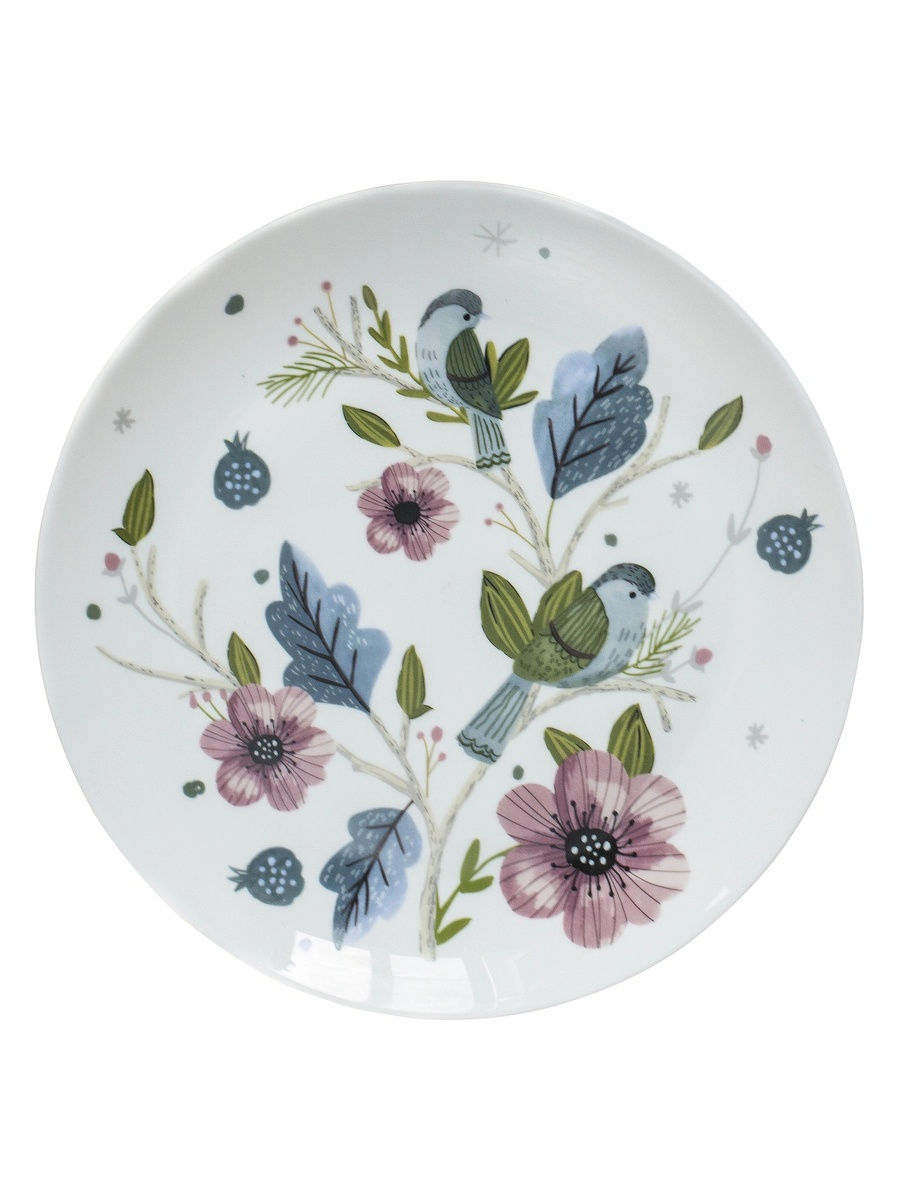 BILLIBARRI Тарелка плоская опаловое стекло, дизайн D 26.5см 500 149