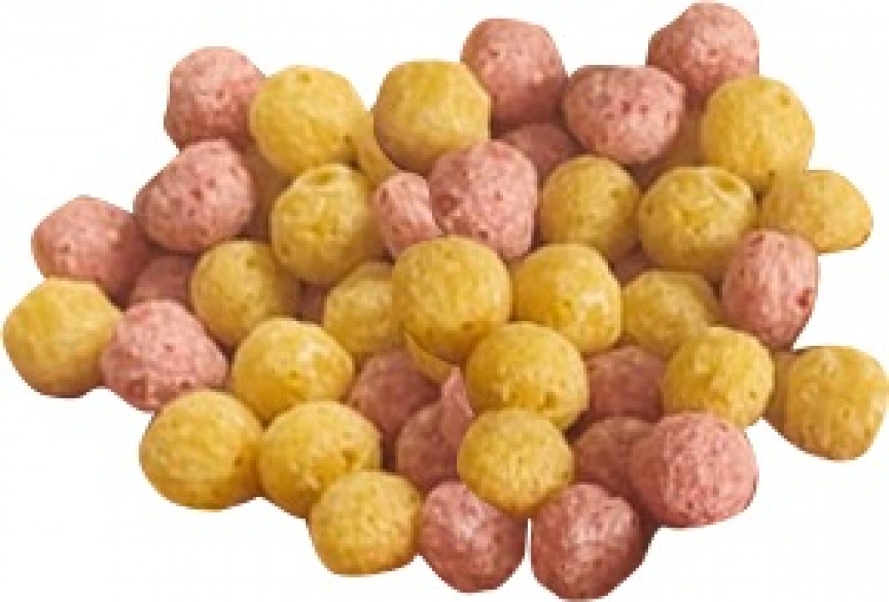 Завтраки готовые "Шарики со вкусом клубники и банана" 500г 