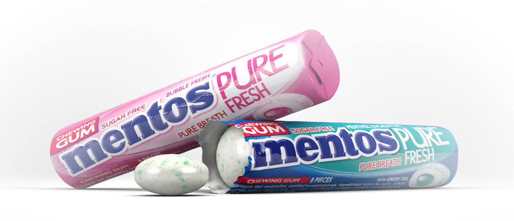 Жевательная резинка Ментос ролл 108,50 гр.(7*15.5 гр)