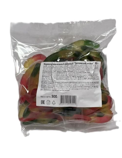 Изделие мармеладное с вкусами в ассортименте, 500 гр