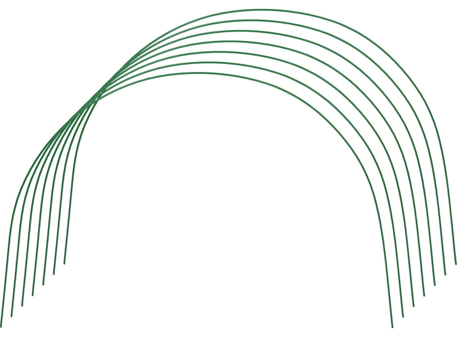 Дуга парниковая сталь/оцинкованная 2 м. компл. 6 шт.