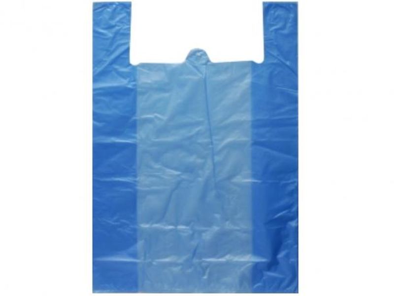 Пакет майка ПНД 36*60 17 мкр голубой