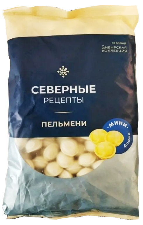 Пельмени Мини 0,9кг Северные рецепты Сибирская коллекция