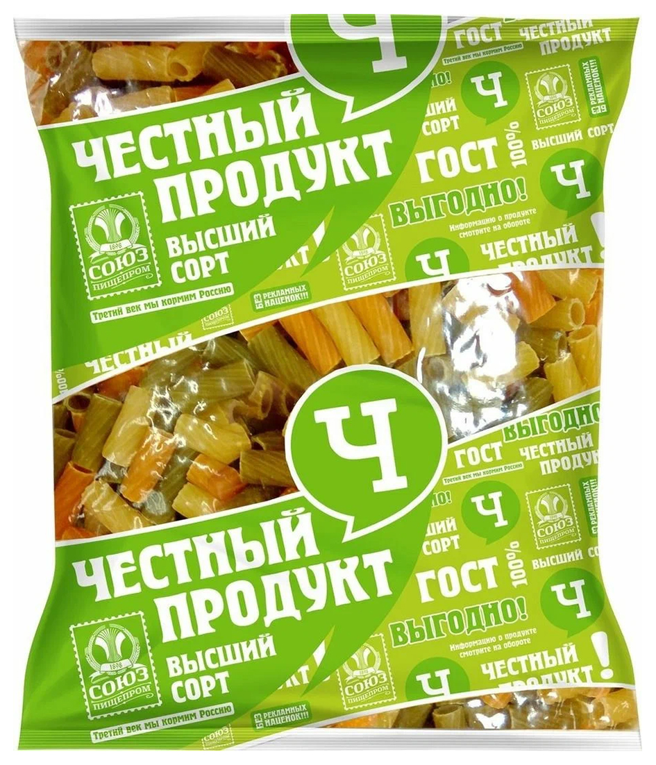 Мак. изделия с томатами и шпинатом "Трубочки" группа В в/с 900 гр ООО Объединение Союзпищепром