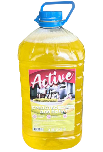 Cредство для пола лимон лайм ACTIVE 5л. Микс Индастри