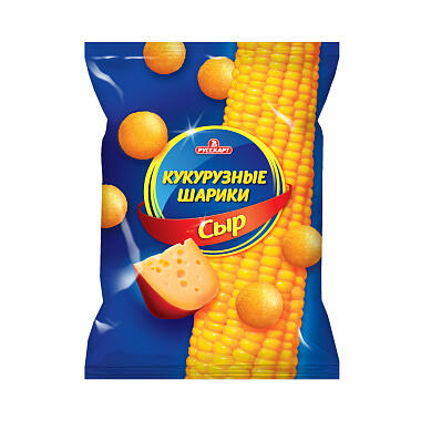 Снеки Кукурузные шарики 190г Рускарт