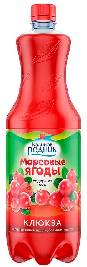 Напиток б/а негаз. КалиновРодник МОРСОВЫЕ ЯГОДЫ Клюква, 1.7л., Фонте Аква