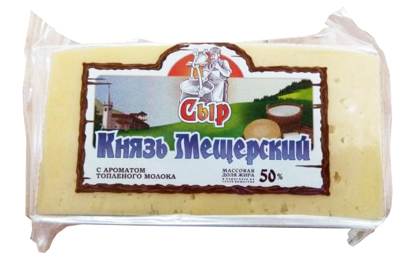 Сыр Князь Мещерский с ароматом топленного молока 50% БЗМЖ Весна