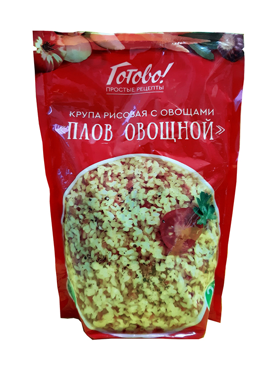 Крупа рисовая с овощами "Плов овощной" Готово! 300гр