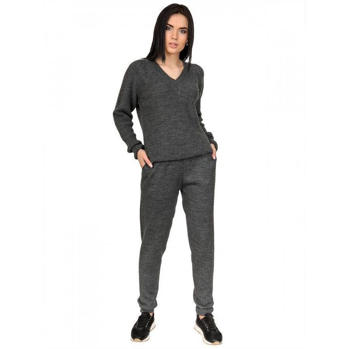 Костюм женский джемпер брюки р. S 2XL (100% полиэстер)