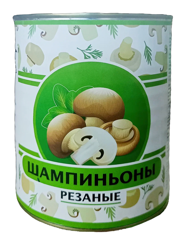 Шампиньоны консер.рез.ROMARO 850мл/400г жб