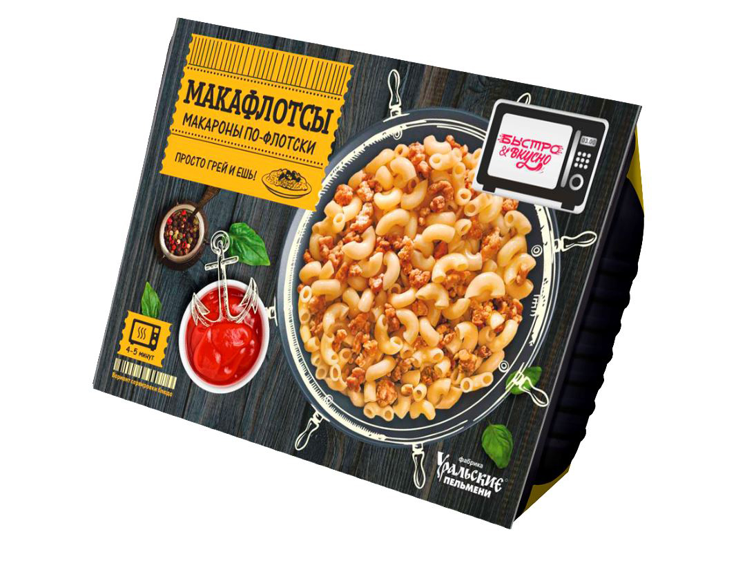 Макароны по флотски БЫСТРО&ВКУСНО Макафлотсы, 240г