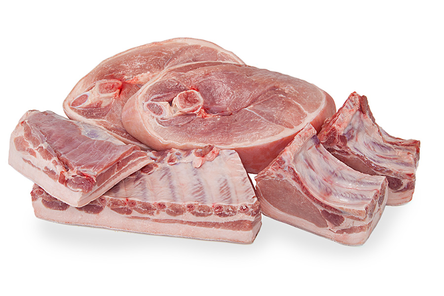 Свинина на кости (Туши, полутуши, отруб, разруб) охл.