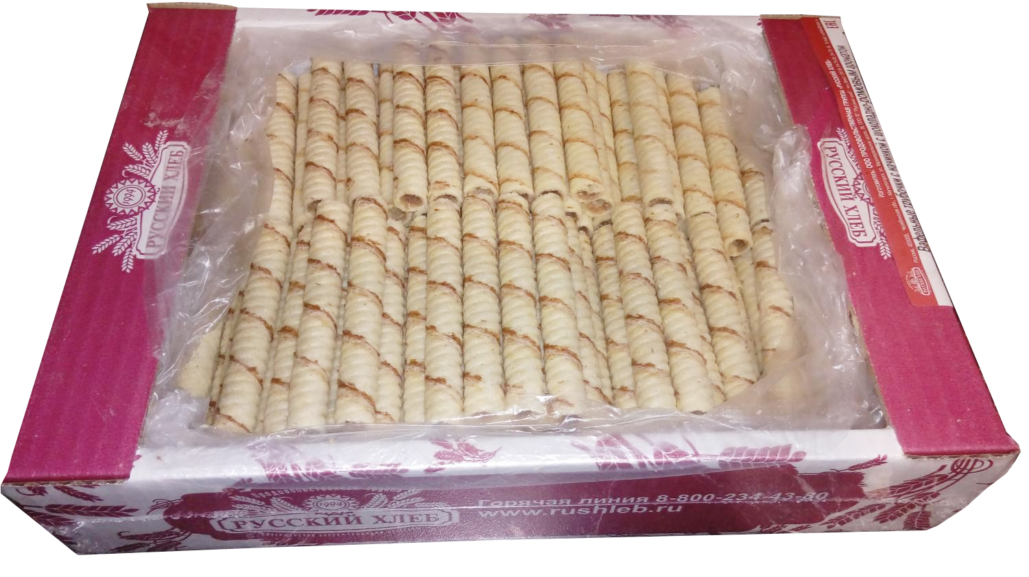 Изделие хлебобулочное Трубочки "Съеш ка" с начинкой со сливочным вкусом 600г