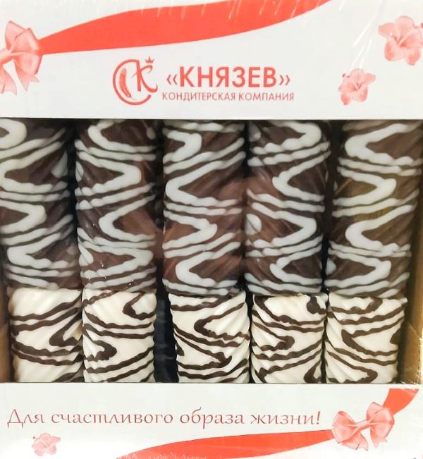 Суфле ассорти сливочное глазированное 750гр, Князев и К 