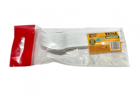 Набор вилок одноразовых "Домашний Сундук" 12 шт.