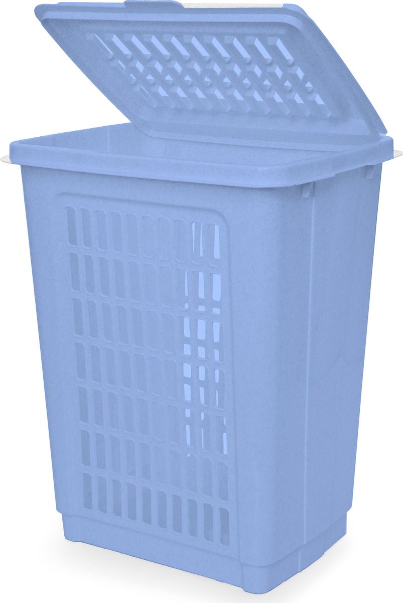 Корзина для белья с крышкой 50л
