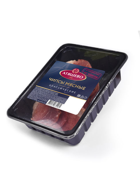 Чипсы Мясные Классические 0,15 кг (из свинины) , ООО" МПК "Атяшевский" г. Саранск