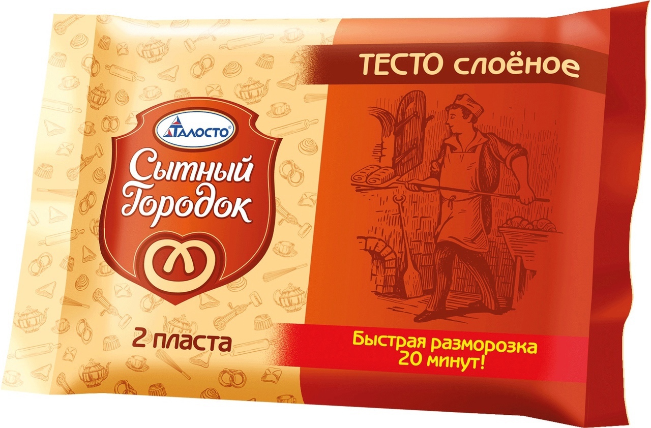 Тесто дрожжевое "Сытная тарелка" 500г, ООО Минайл